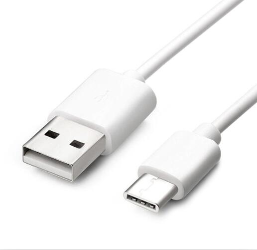 USB-A to USB-C, USB 2.0 Type-C Data Charging Cable White