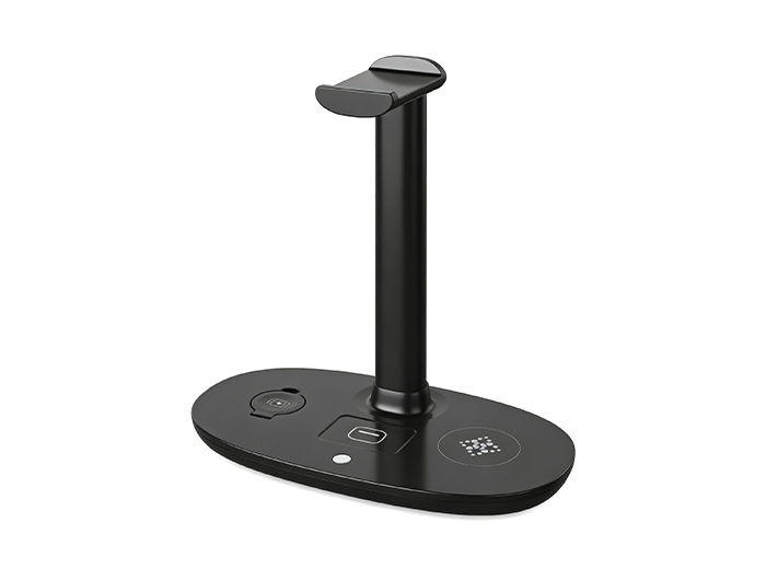 3 in 1 Wireless Charger with Headphone Stand